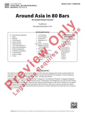 Around Asia in 80 Bars - Yeo - Concert Band - Gr. 3