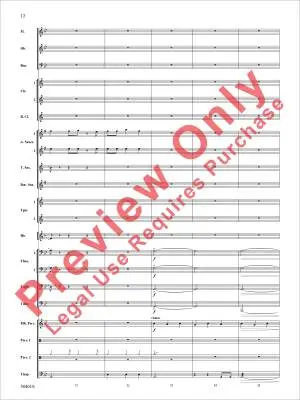 On a Dark Winter Night - Bernotas - Concert Band - Gr. 2