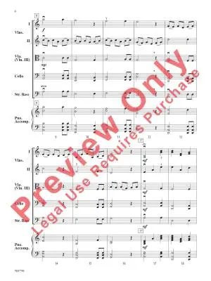 A Crystal Snowfall - Day - String Orchestra - Gr. 2
