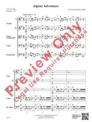 Alpine Adventure - Hopkins - String Orchestra - Gr. 3