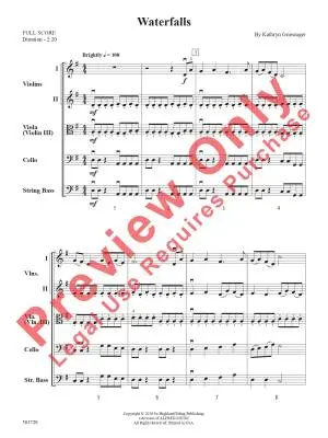 Waterfalls - Griesinger - String Orchestra - Gr. 2