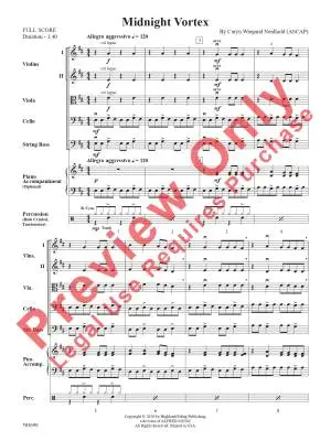 Midnight Vortex - Neidhold - String Orchestra - Gr. 1.5