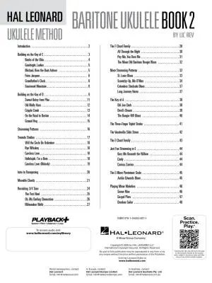 Hal Leonard Baritone Ukulele Method, Book 2 - Rev - Book/Audio Online