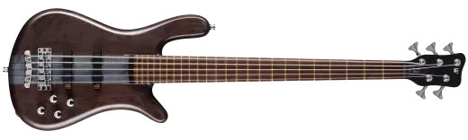 Warwick - Pro Series Streamer Stage I 5-String Bass Guitar - Nirvana Black Satin