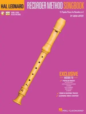 Hal Leonard - Hal Leonard Recorder Method Songbook - Jeffery - Book/Media Online