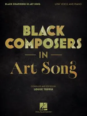 Hal Leonard - Black Composers in Art Song - Low Voice - Book