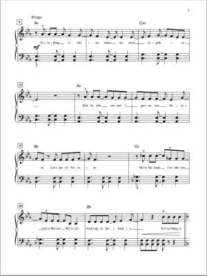 Everything Is Awesome (from The Lego Movie) - Patterson/Coates - Easy Piano
