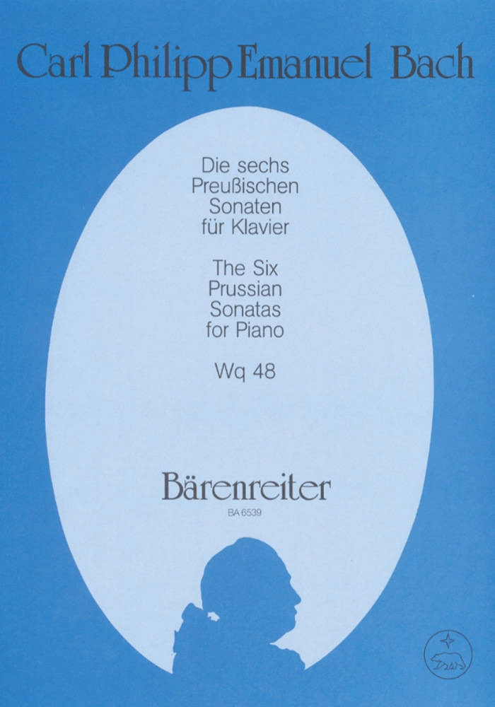 The Six Prussian Sonatas Wq 48 - CPE Bach/Steglich - Piano - Book