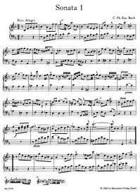 The Six Prussian Sonatas Wq 48 - CPE Bach/Steglich - Piano - Book