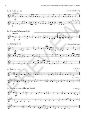 Habits of a Successful Intermediate Band Musician - Rush/Scott - Clarinet - Book