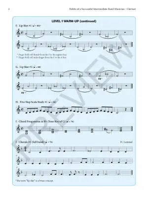 Habits of a Successful Intermediate Band Musician - Rush/Scott - Clarinet - Book