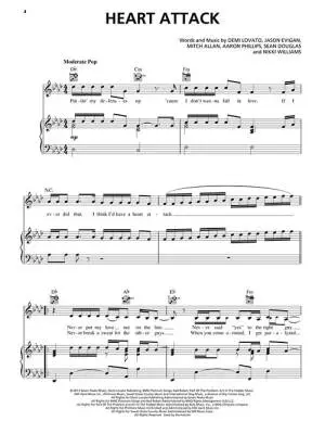 Demi Lovato -- Demi - Piano/Vocal/Guitar - Book