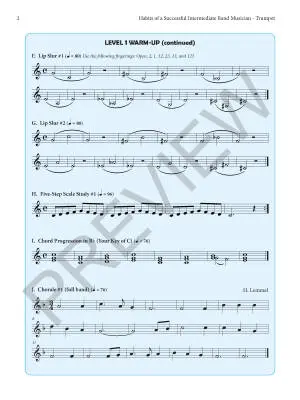 Habits of a Successful Intermediate Band Musician - Rush/Scott - Trumpet - Book