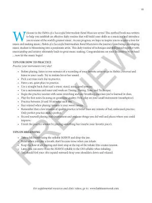 Habits of a Successful Intermediate Band Musician - Rush/Scott - Trumpet - Book