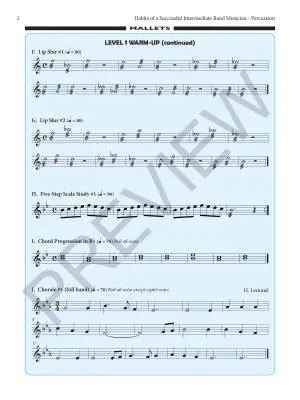 Habits of a Successful Intermediate Band Musician - Rush/Scott - Percussion - Book