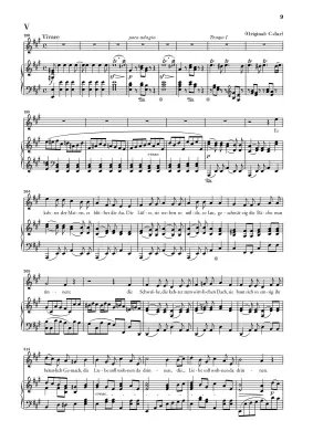 To the Distant Beloved Op. 98 - Beethoven/Luhning - Low Voice/Piano - Book