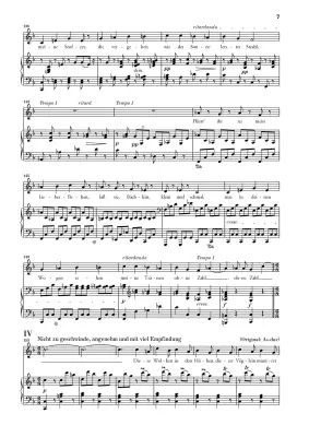 To the Distant Beloved Op. 98 - Beethoven/Luhning - Low Voice/Piano - Book