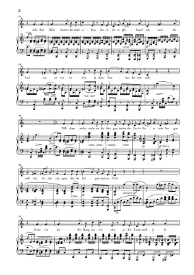 To the Distant Beloved Op. 98 - Beethoven/Luhning - Low Voice/Piano - Book