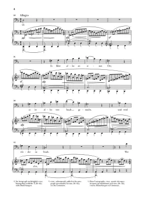 Four Serious Songs Op. 121 - Brahms/Behr - Vocal Score