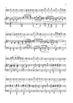 Four Serious Songs Op. 121 - Brahms/Behr - Vocal Score