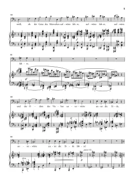 Four Serious Songs Op. 121 - Brahms/Behr - Vocal Score