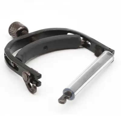 Original Banjo/Mandolin/Ukulele Capo, Wide - Smokey Black Nickel