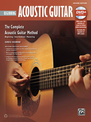 The Complete Acoustic Guitar Method: Beginning Acoustic Guitar (2nd Edition) - Horne - Book/DVD