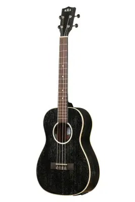 All Solid Salt & Pepper Doghair Mahogany Baritone Ukulele with Gigbag