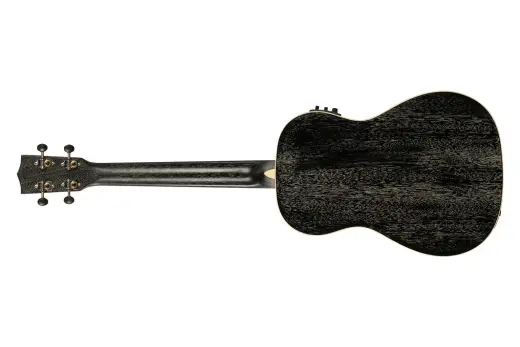 All Solid Salt & Pepper Doghair Mahogany Baritone Ukulele with Gigbag