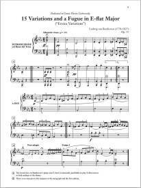 15 Variations and a Fugue in E-flat Major (\'\'Eroica Variations\'\'), Op. 35 - Beethoven/Timbrell - Advanced Piano - Book