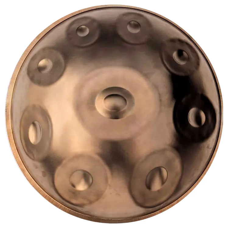 11-Note CanPan D Kurd Handpan - Gold