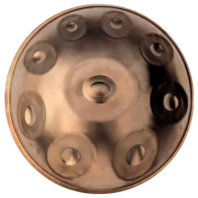 PeacePans - 11-Note CanPan D Kurd Handpan - Gold
