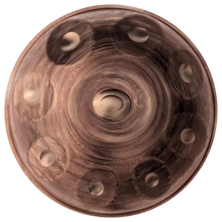 11-Note CanPan D Kurd Handpan - Swirl