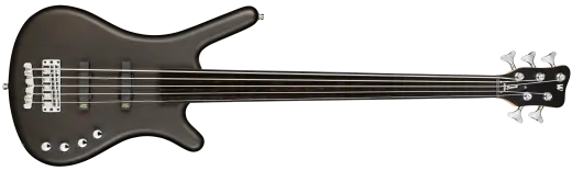 Warwick - RockBass Corvette Basic 5-String Fretless Bass Guitar - Nirvana Black Transparent Satin