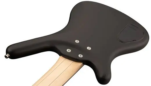 RockBass Corvette Basic 5-String Fretless Bass Guitar - Nirvana Black Transparent Satin