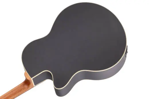 RockBass Alien Deluxe Fretless 4-String Acoustic-Electric Bass Guitar - Natural Transparent Satin