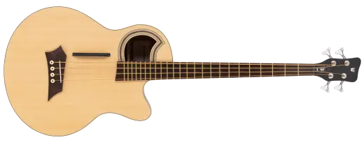Warwick - RockBass Alien Standard 4-String Acoustic-Electric Bass Guitar - Natural Transparent Satin