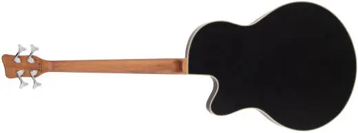 RockBass Alien Standard 4-String Acoustic-Electric Bass Guitar - Solid Black Satin