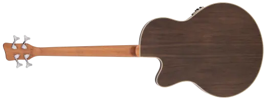 RockBass Alien Deluxe Hybrid Thinline Acoustic-Electric Bass Guitar - Natural Transparent Satin
