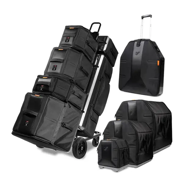11-Piece VELOC Drum Transport Set with 24\'\' Cymbal Bag