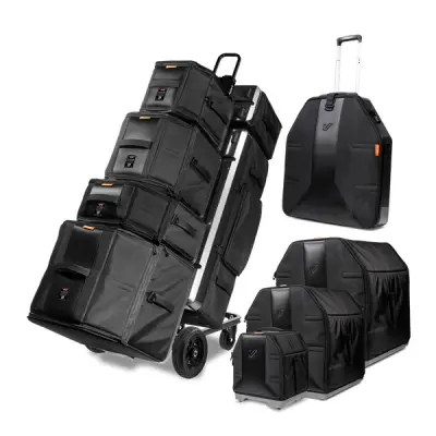 Gruv Gear - 11-Piece VELOC Drum Transport Set with 24 Cymbal Bag