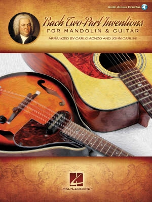 Hal Leonard - Bach Two-Part Inventions for Mandolin & Guitar - Bach/Aonzo/Carlini - Book/Online Audio