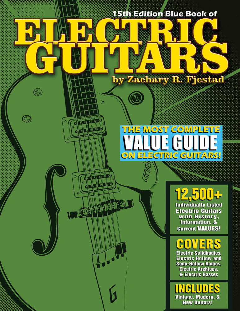 Blue Book of Electric Guitars - 15th Edition - Fjestad - Guitar Text