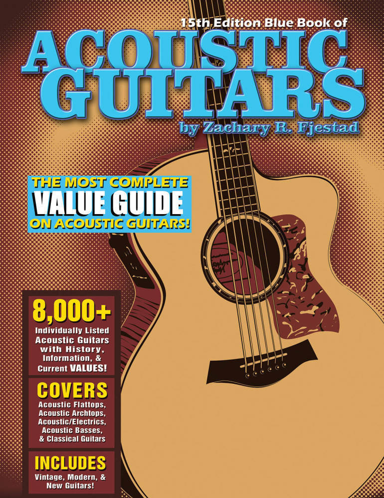 Blue Book of Acoustic Guitars  15th Edition - Fjestad - Guitar Text