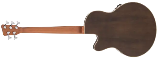 RockBass Alien Deluxe Hybrid Thinline Fretless 5-String Acoustic-Electric Bass Guitar - Natural Transparent Satin