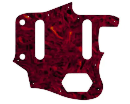 WD Music - Custom Pickguard for Fender American Professional Jaguar - Tortoise Shell Solid