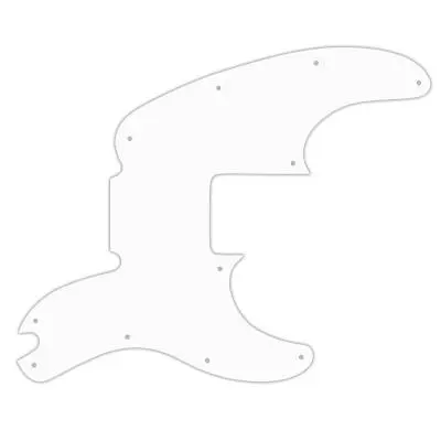 WD Music - Custom Pickguard for Fender Telecaster Bass - White/Black/White