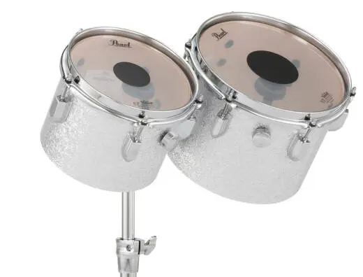 Pearl - President Series Deluxe 8 and 10 Concert Toms - Silver Sparkle