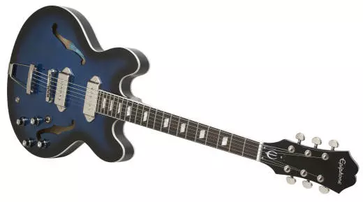 Gary Clark Jr Casino w/Trapeze Tailpiece - Black & Blue Burst