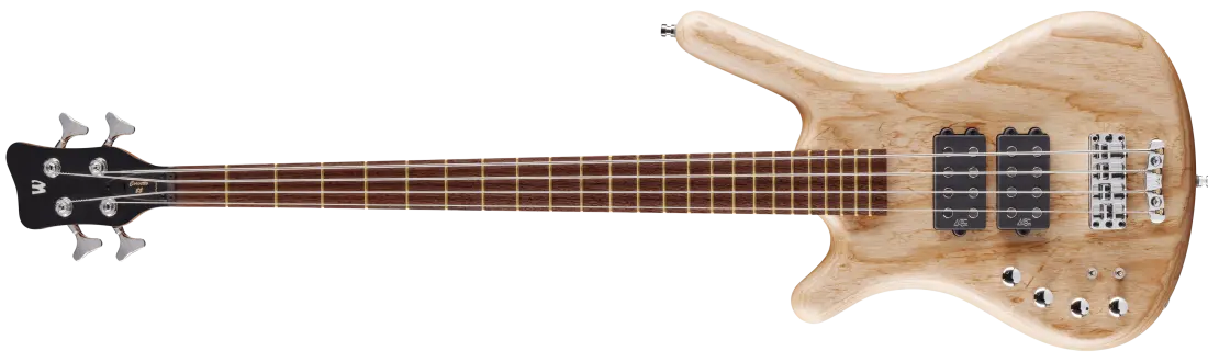 Pro Series Corvette $$ 4-String Left-Handed Bass Guitar - Natural Transparent Satin